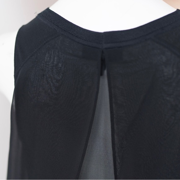 RAG & BONE Sheer Tunic Sleeveless Blouse in Black, Size Small - Picture 6 of 10